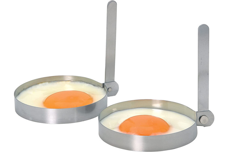 2 cercles &agrave; &oelig;ufs en acier inoxydable Kitchen Craft