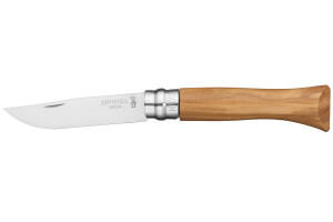 Couteau Opinel Tradition Luxe N°6 lame 7cm manche en bois d'olivier