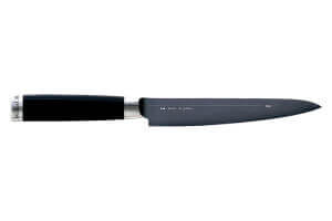 Couteau à poisson Kai Michel Bras n°2 15cm acier inox SG2 + fourreau en bois