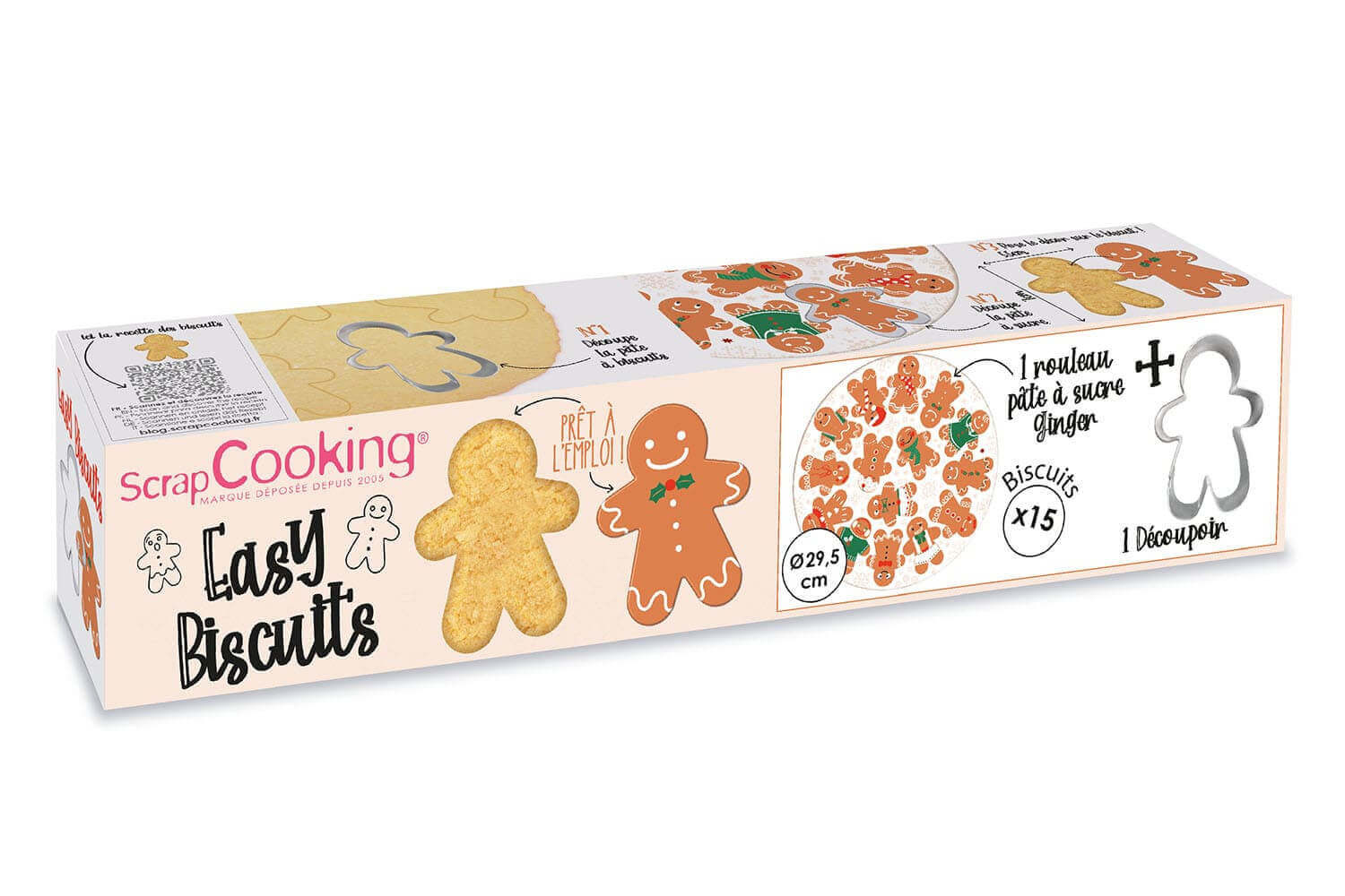 Anti-Gaspi - Rouleau pâte à sucre à colorier Smile - ScrapCooking -  MaSpatule
