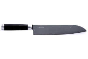 Couteau à viande Kai Michel Bras n°5 22,5cm acier inox SG2 + fourreau en bois