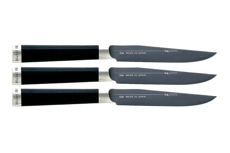 Set de 3 couteaux de table Kai Michel Bras acier inox SG2