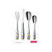 Coffret repas enfants WMF Licorne acier inox 18/10 et porcelaine