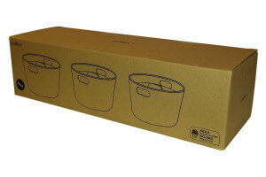 Set de 3 mini cocottes blanches Cookut en céramique