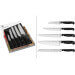 Coffret de 5 couteaux WMF Spitzenklasse Plus lames inox et manches rivetés