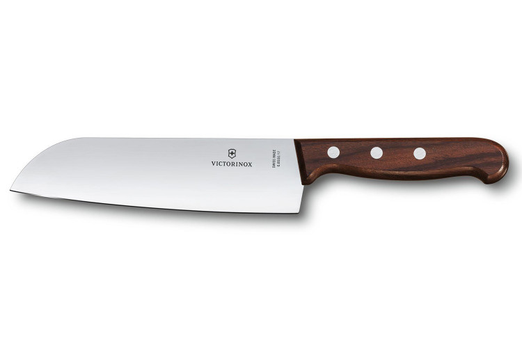 Couteau Santoku Victorinox Wood 17cm manche en érable 3 rivets
