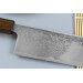 Couteau nakiri japonais artisanal Wusaki Unagi AUS10 damas 16,5cm manche chêne