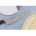 Couteau de chef japonais artisanal Wusaki Unagi AUS10 24cm manche chêne