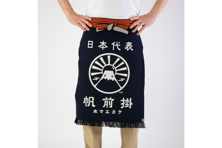 Tablier de cuisine japonais Anyhting Maekake Mont Fuji