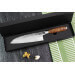 Couteau santoku japonais artisanal forgé Takeshi Saji R2 Tsuchime 16,5cm