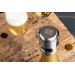 Bouchon champagne Vacu Vin acier brossé