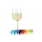 Set de 12 marques-verres Vacu Vin Party People