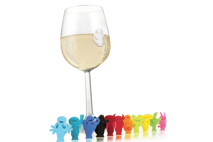 Set de 12 marques-verres Vacu Vin Party People