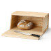 Boite à pain Continenta en bois d'hévéa 40x26x18,5cm