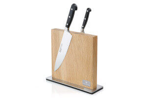 Bloc magnétique Zassenhaus en bois pour 10 couteaux de cuisine