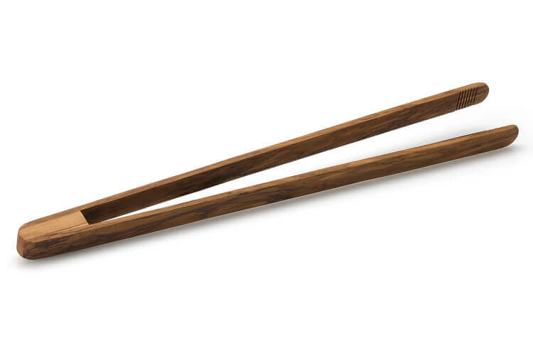 Pince à Toasts Patisse - Hêtre Français, Clip Ressort, 18 Cm - Sortir Les Toasts Sans Se Brûler