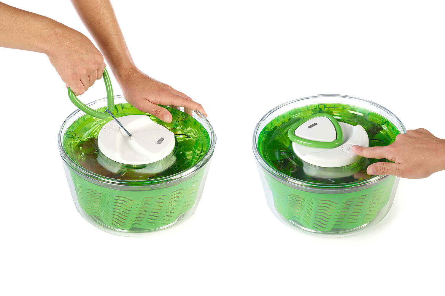 Zyliss Easy Spin Essoreuse à salade Transparent/vert 