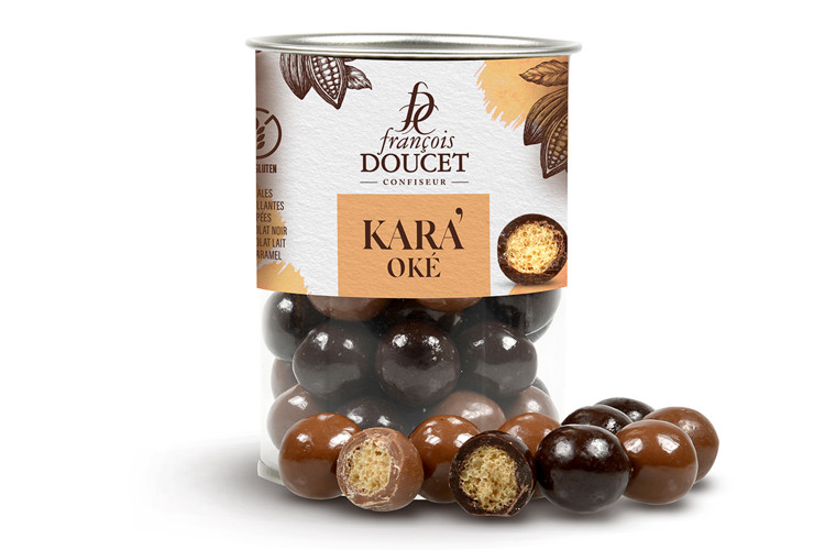 Billes de céréales soufflées chocolat caramel François Doucet Kara'Oké 100g