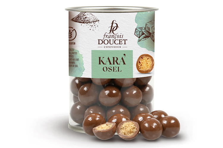 Billes de céréales soufflées chocolat caramel François Doucet Kara'Osel 100g