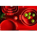 Plat four rectangle Peugeot Appolia en céramique rouge 20x15,5x5,5cm