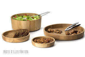 Plateau de service rond Continenta Ø25x4,8cm