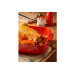 Plat four rectangle Peugeot Appolia en céramique rouge 33x25,7x7,5cm