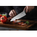 Couteau de chef Xin XinCare acier inoxydable 18cm manche rouge