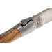 Couteau pliant Laguiole en Aubrac en olivier manche 12cm