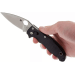 Couteau pliant Spyderco Manix 2en fibre de verre noir 8,6cm