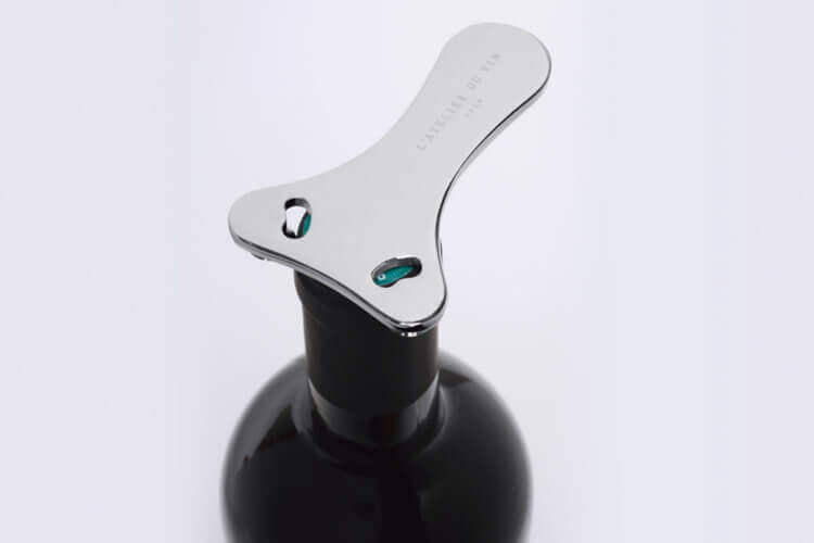 L'ATELIER DU VIN Coupe-Capsule Chromé – Outil Pro à Deux Lames Pour Capsules De Vin