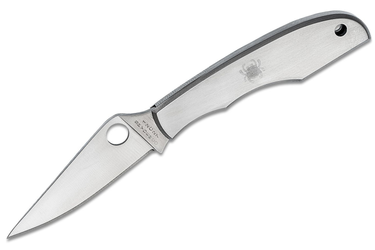 Couteau pliant Spyderco GrassHopper C138P manche en acier 6,9cm