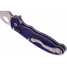 Couteau pliant Spyderco Manix 2 C101GPDBL2 manche G10 bleu 11,8cm