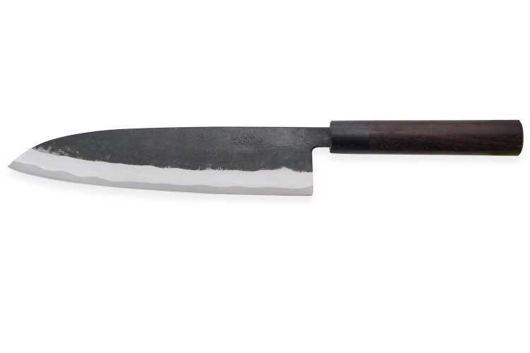 Couteau de chef japonais artisanal Nishida Shirogami 24cm