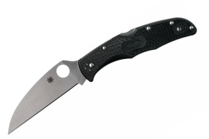 Couteau pliant Spyderco Endura 4 C10FPWCBK Wharncliffe en nylon/fibre de verre noir 12,6cm