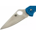 Couteau pliant Spyderco Delica 4 C11FPBL en nylon/fibre de verre bleu 10,8cm