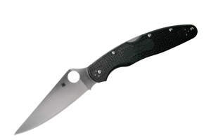 Couteau pliant Spyderco Police 4 C07PBK4 en nylon/fibre de verre noir 14,1cm