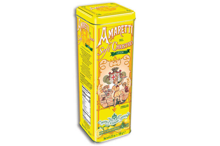 Amaretti moelleux Chiostro Di Saronno haut de gamme au citron 180g