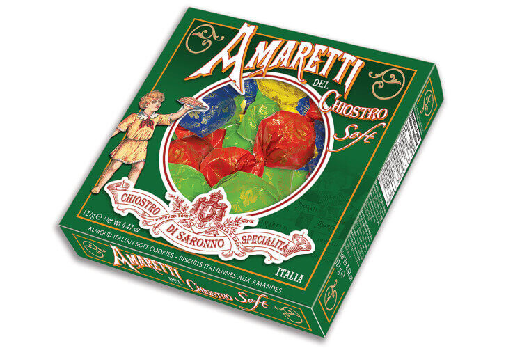 Amaretti moelleux Chiostro Di Saronno haut de gamme classiques - Boîte de 145g