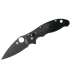 Couteau pliant Spyderco Manix 2 C101PBBK2 manche en nylon/fibre de verre noir 11,8cm
