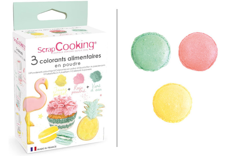 Scrapcooking 3 colorants alimentaires Summer