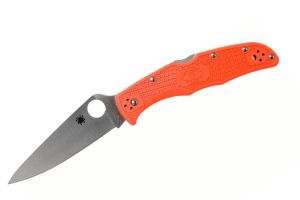 Couteau pliant Spyderco Endura 4 C10FPOR nylon/fibre de verre orange 12,6cm