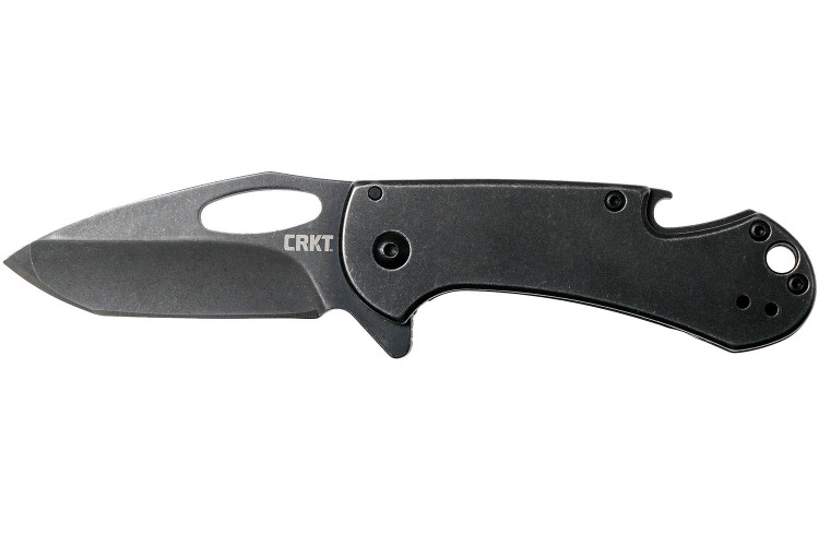 Couteau pliant CRKT BEV-EDGE manche acier inox 8,9cm