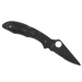 Couteau pliant Spyderco Delica 4 C11PSBBK semi denté manche nylon/fibre de verre noir 10,8cm