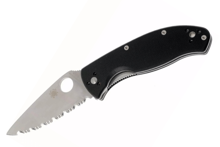 Couteau pliant Spyderco Tenacious C122GS manche G10 noir 11,1cm