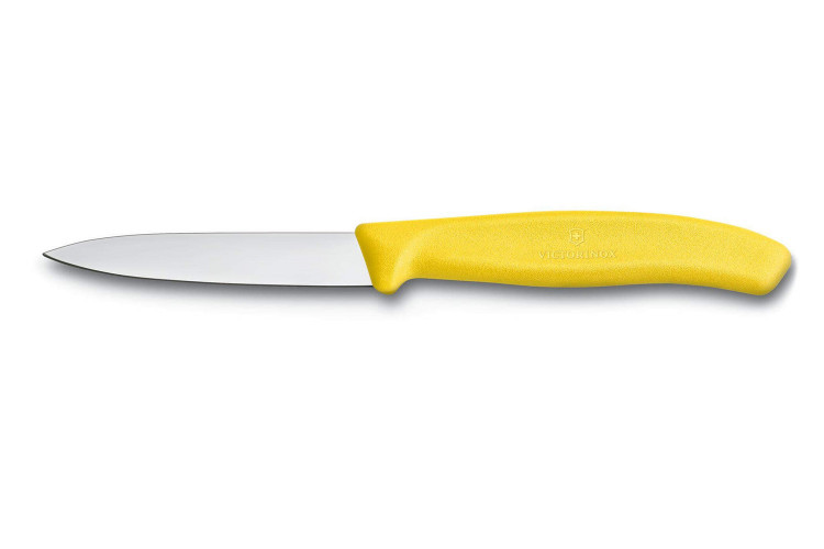 Couteau d'office Victorinox Swissclassic jaune lame lisse 8cm