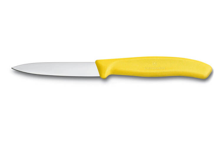 Couteau d'office Victorinox Swissclassic jaune lame lisse 8cm