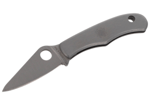 Couteau pliant Spyderco Bug C133P manche inox 4,1cm