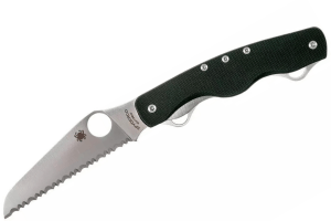 Couteau pliant Spyderco Clipitool Rescue C209GS manche en G10 11,2cm