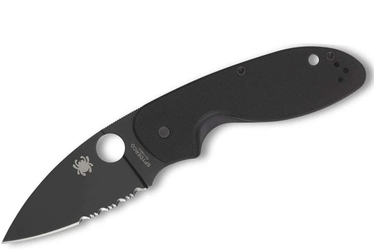 Couteau pliant Spyderco Efficient C216GPSBBK manche en G10 noir 10,4cm