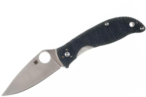 Couteau pliant Spyderco Polestar C220GPGY manche en G10 gris 11,5cm